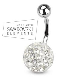 piercing s krystaly Swarovski