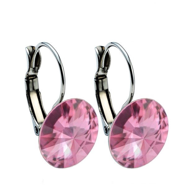 Ocelové náušnice swarovski elements RIVOLI
